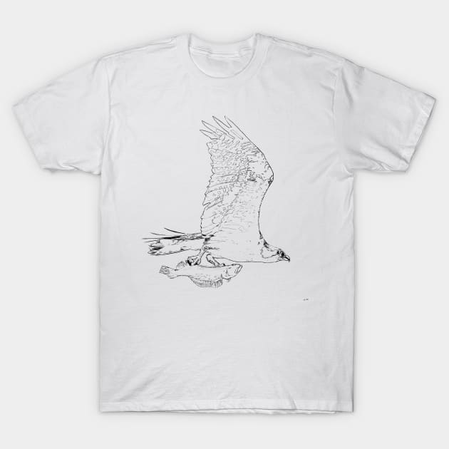 Osprey T-Shirt by WendiStrangFrost